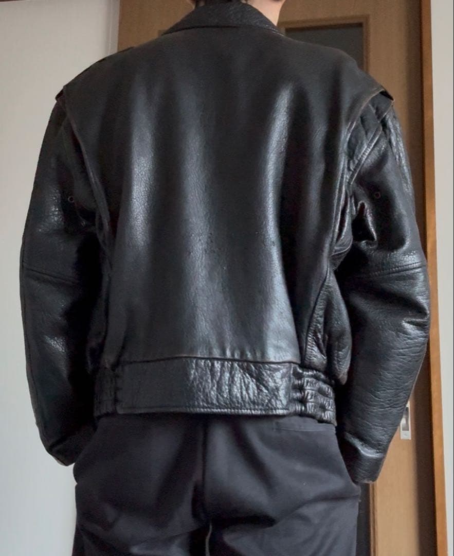 【Harley-Davidson】　ポリスマン　レザージャケット　90年代