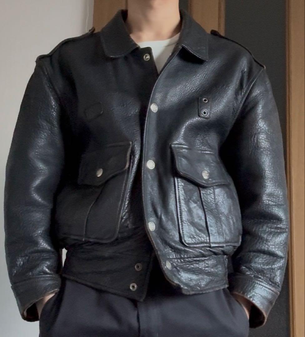 【Harley-Davidson】　ポリスマン　レザージャケット　90年代