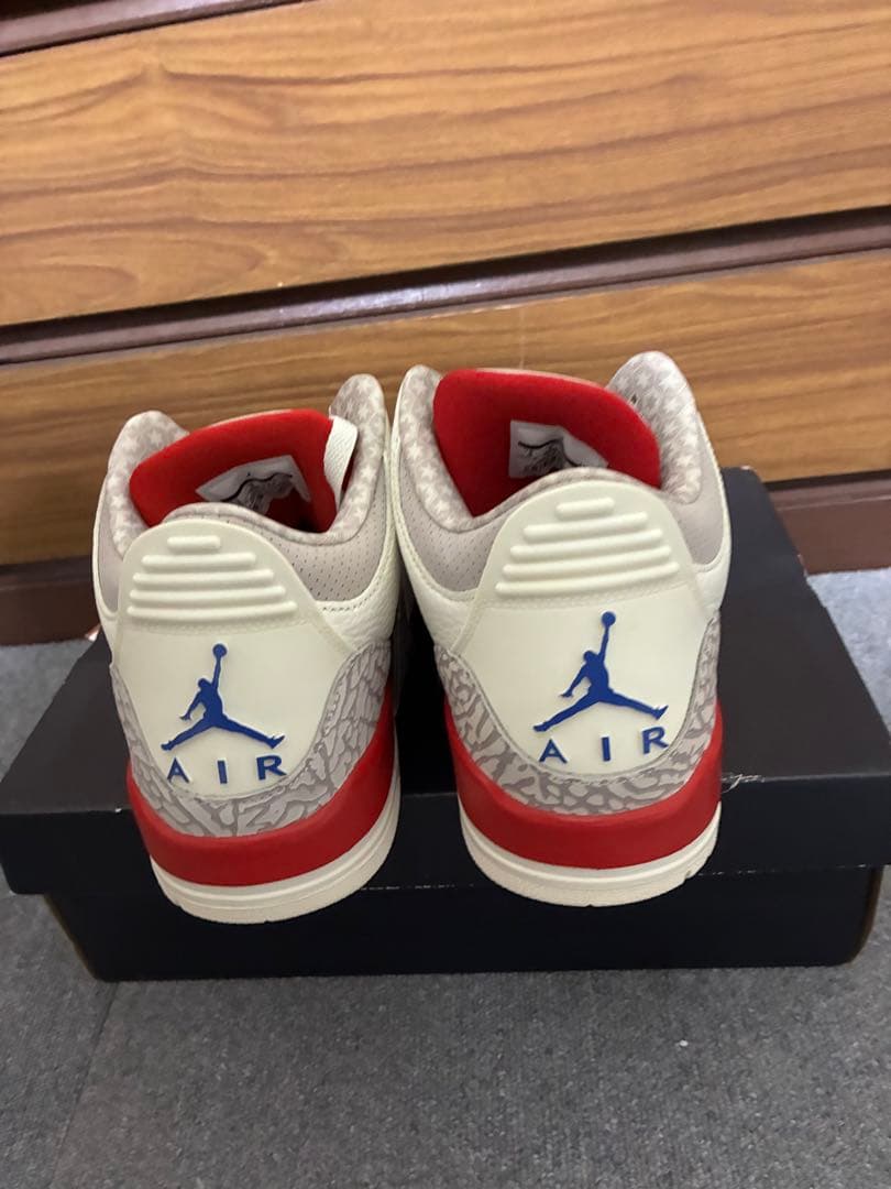 ナイキ　エア　ジョーダン3 ナショナル　フライト　レッド　ブルー　コービー