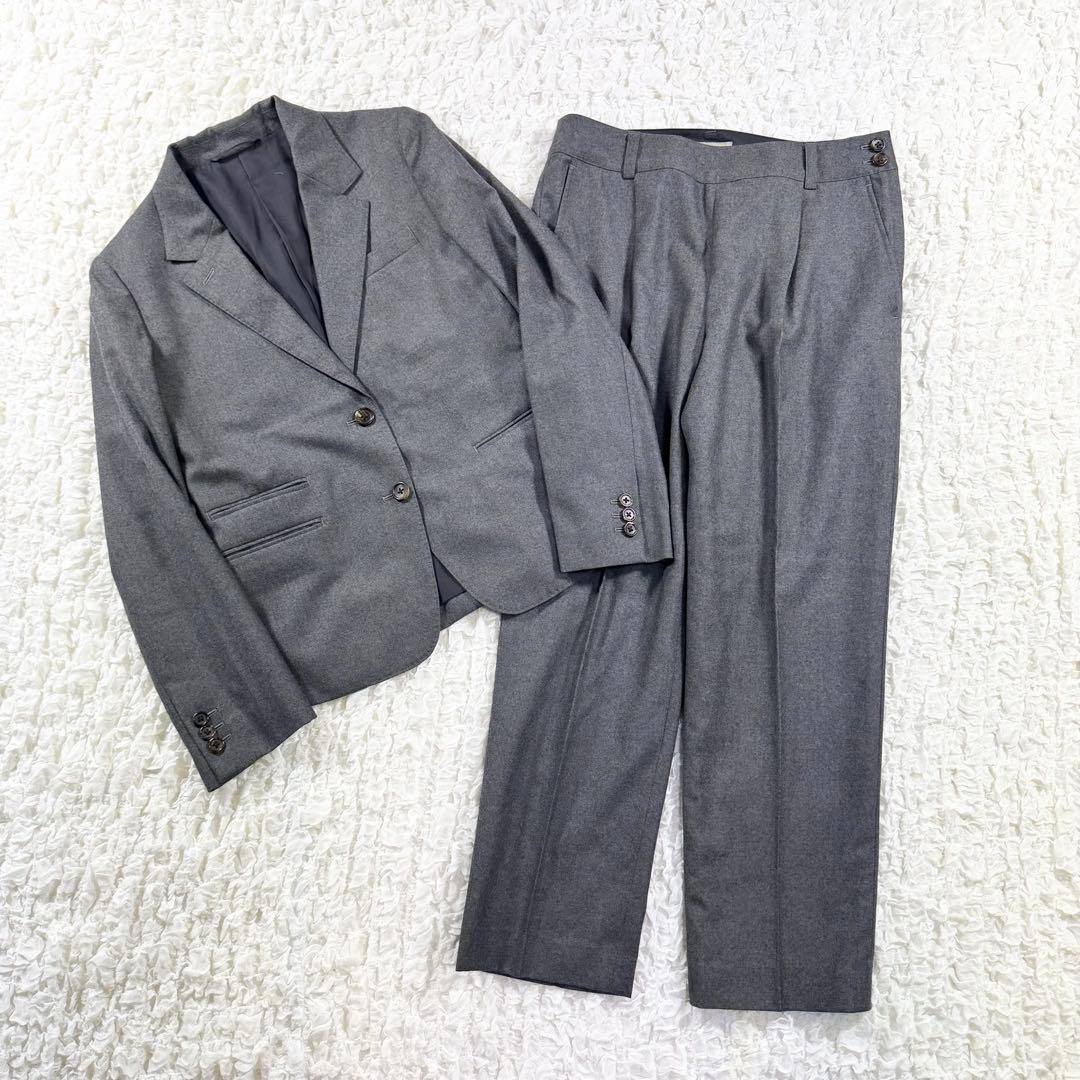 専用 【美品】マーガレットハウエル　パンツスーツ　セットアップ　ウール　グレー