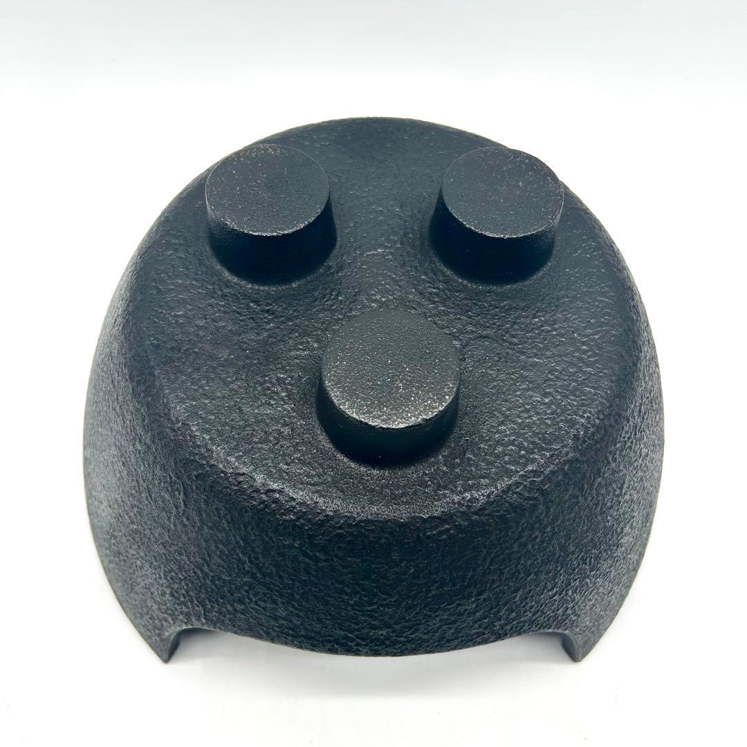 【茶道具】鉄鋳物 茶釜 五徳 風炉 釜環 織部敷板