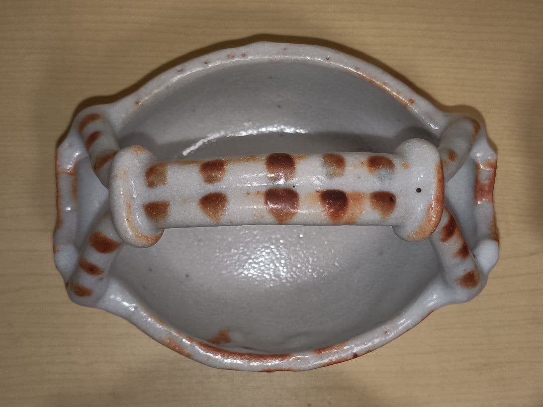 加藤卓男 志野 篭形 向付 新品 5客 セット 箱付き