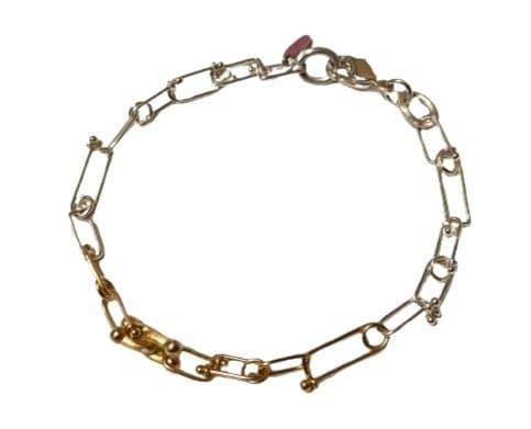 KAORU カオル ブレイド ブレスレット 925 × K10 コンビ