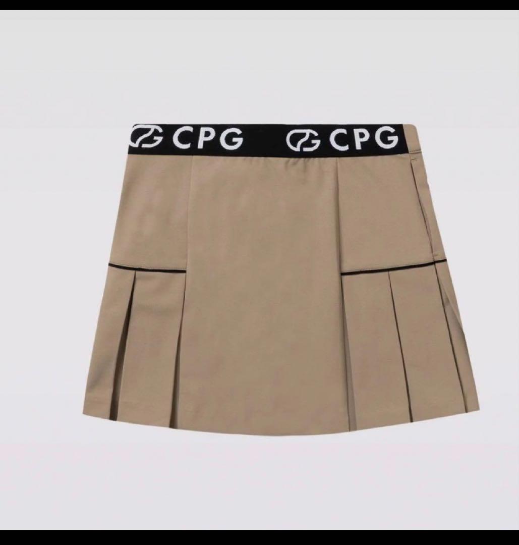 CPG golf パネルスカート　ベージュ　新品未使用　S