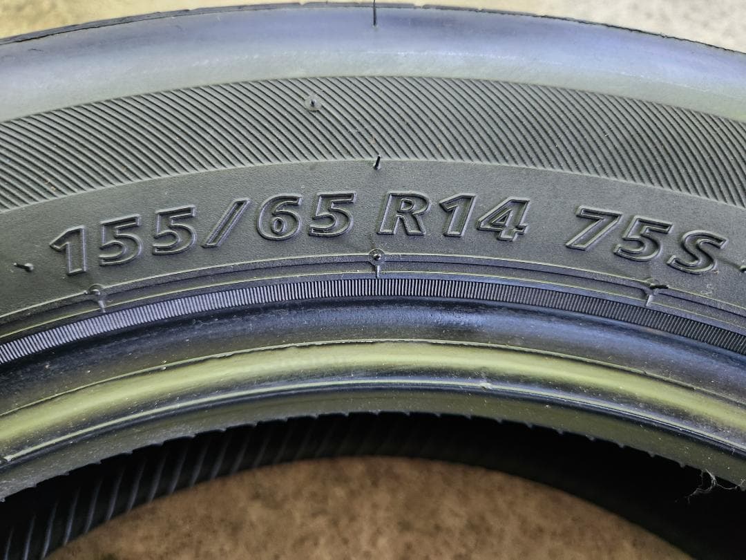 送料込☆2022年製 ブリヂストンタイヤ 155/65R14日本製☆4本