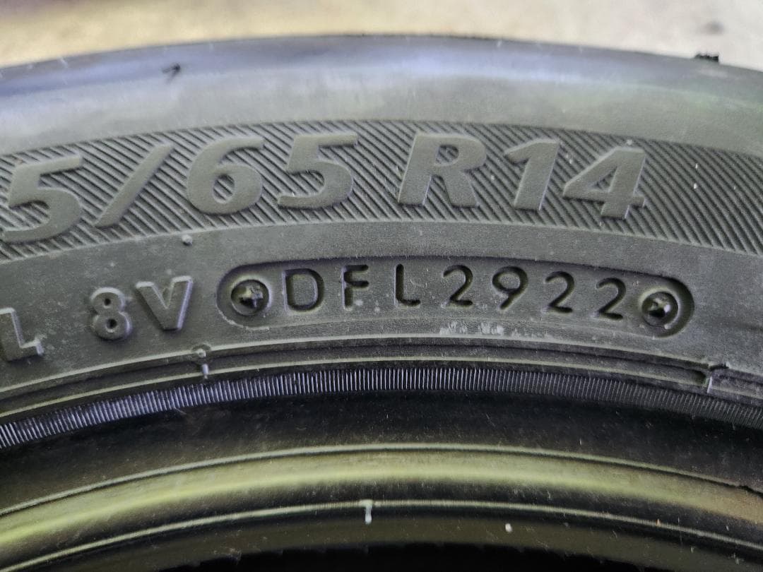 送料込☆2022年製 ブリヂストンタイヤ 155/65R14日本製☆4本