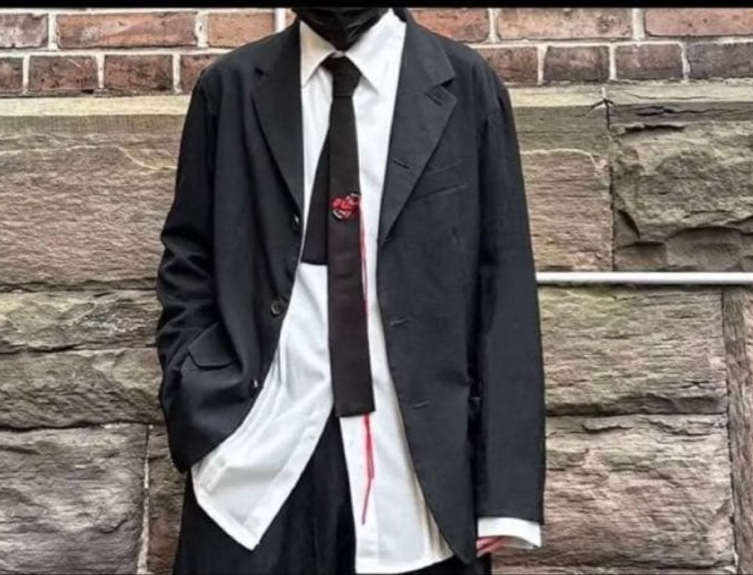 【激レア】Yohji Yamamoto POUR HOMME ハート刺繍 タイ