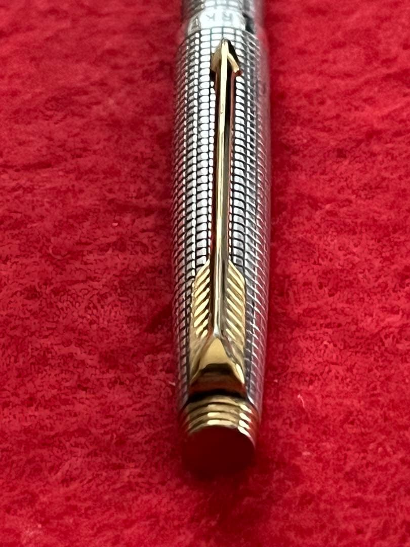 美品‼️パーカー75ボールペン シズレ スターリングシルバー ❗️リフィル新品‼️