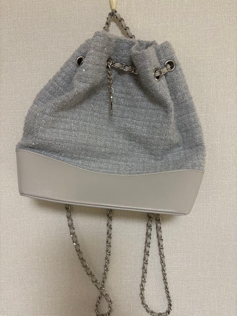 The Barnnet ツイード チェーン ショルダーバッグ リュック