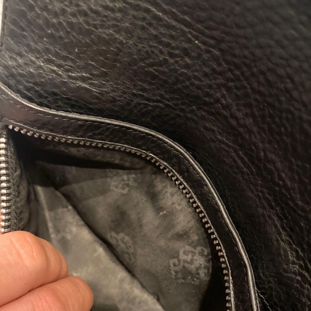 クロムハーツウェーブウォレット黒レザー