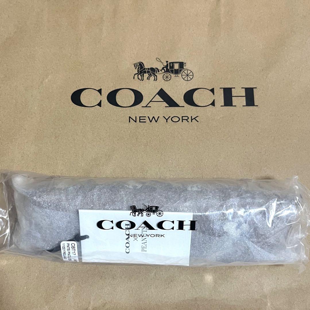 【新品未使用】COACH スヌーピー ペンケース