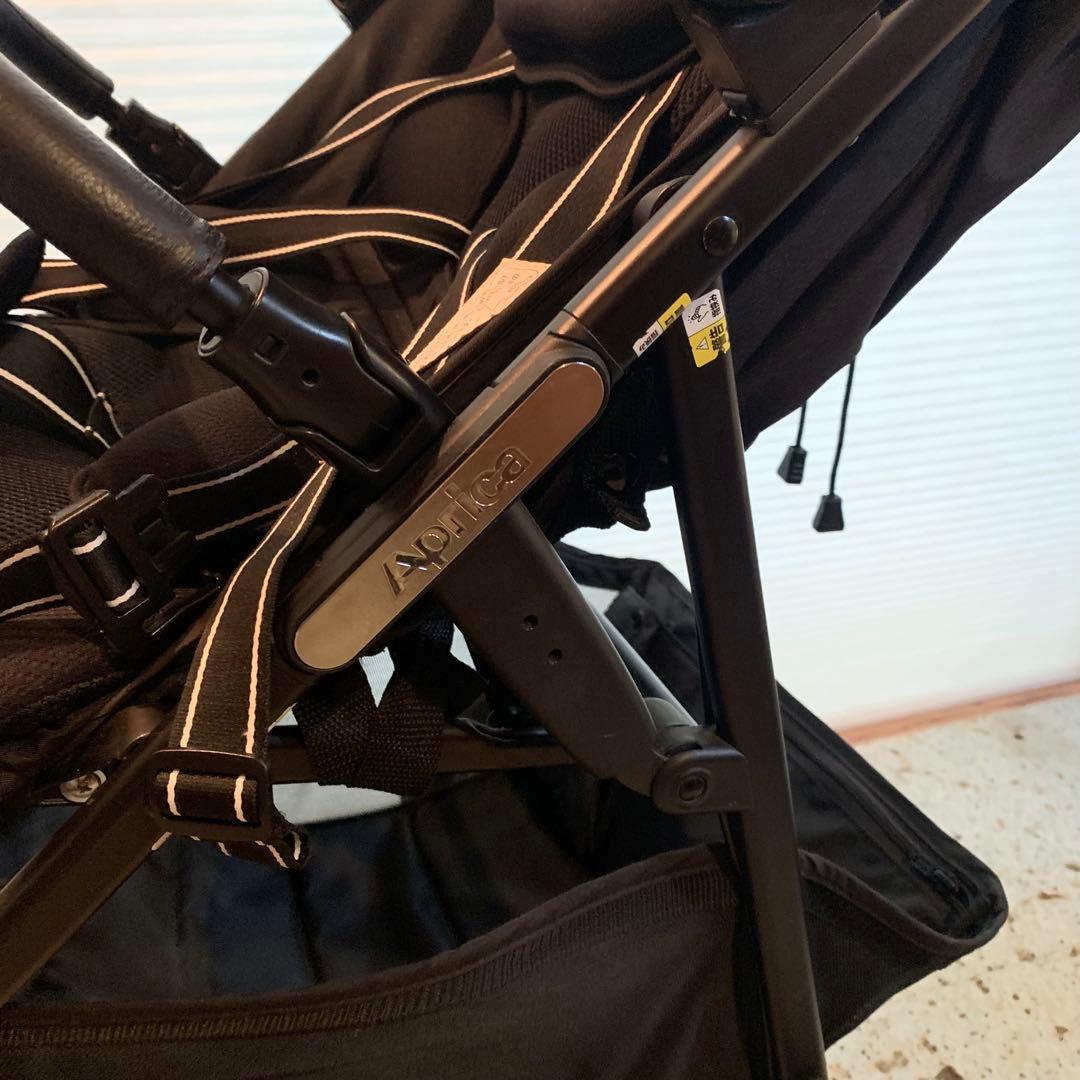 美品★Aprica ベビーカー★スムーヴ　プレミアム　3点セット付き