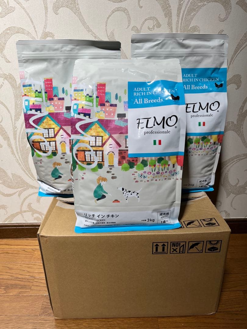 ELMOリッチインチキン9kg（3kg‪✕‬3袋）