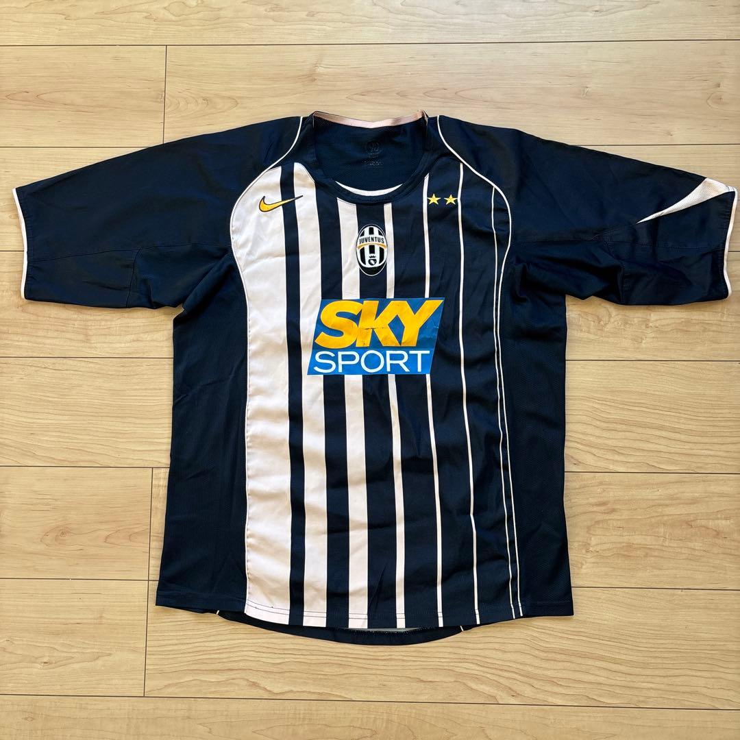 【希少】ユベントス 04/05 アウェイユニフォーム NIKE Lサイズ スカイ