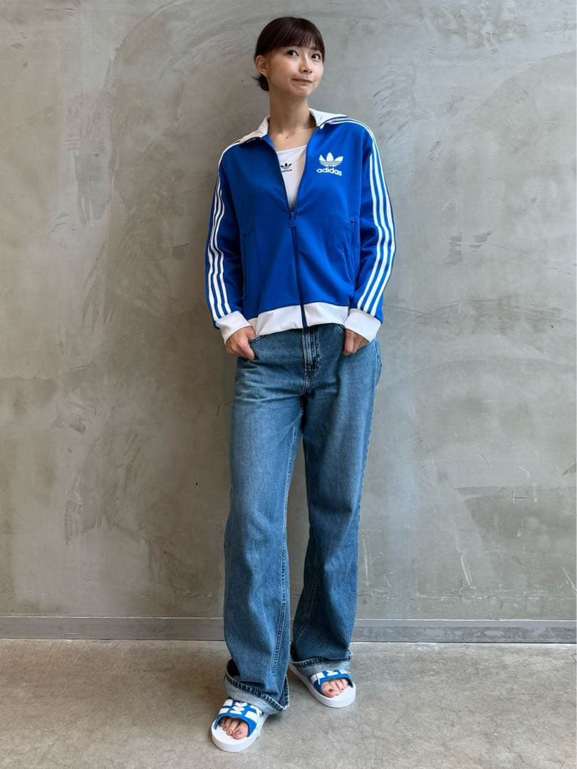 adidas ベッケンバウワートラックトップ　ブルー　3XL
