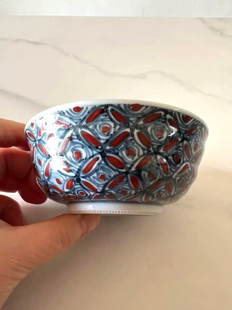 京焼 清水焼 六齋窯 村田幸之介 小鉢 茶碗2個 山水画 七宝紋 未使用品