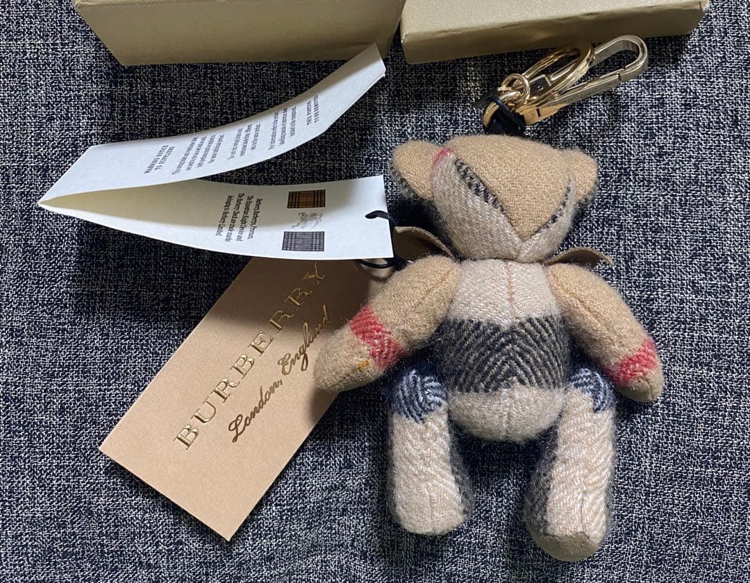 BURBERRY バーバリー くま ベア チャーム キーホルダー キーリング