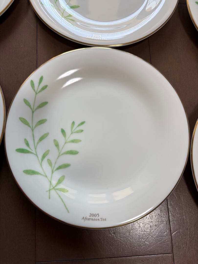 afternoon tea イヤープレート　2005 ６枚セット