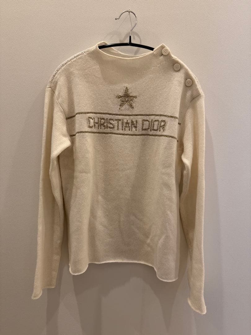 Christian Dior アイボリー ニットセーター