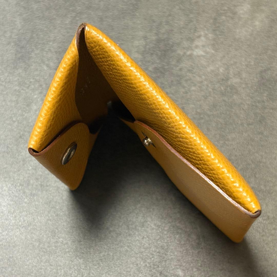 CI837★ エルメス レザー 小銭入れ ケース バスティア Z刻印