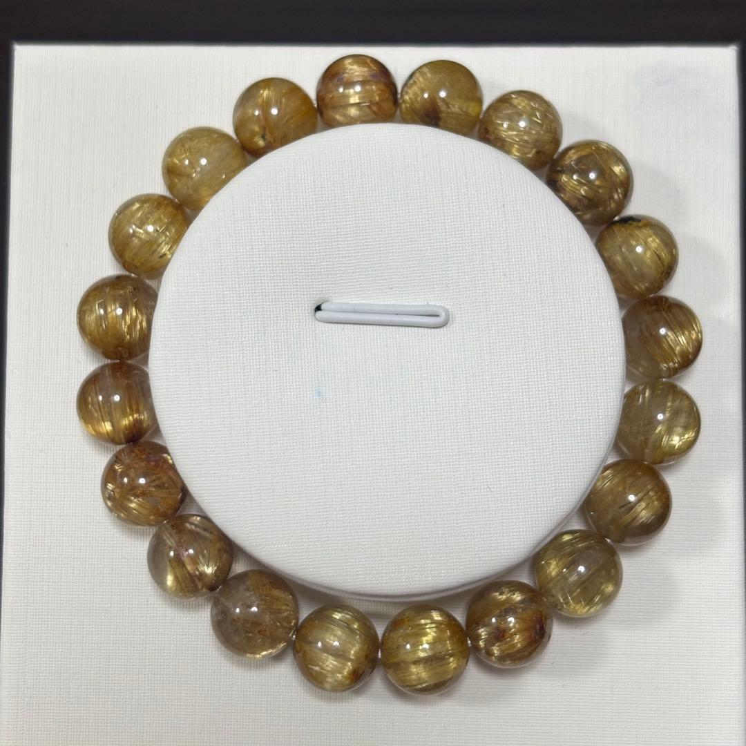 タイチンルチルクォーツ ゴールドルチル ブレスレット