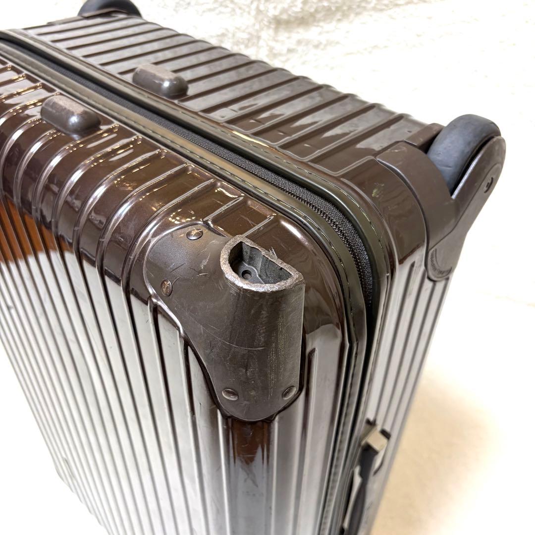 良品 リモワ サルサデラックス 35L 機内持ち込み 2輪 TSAロック 茶色