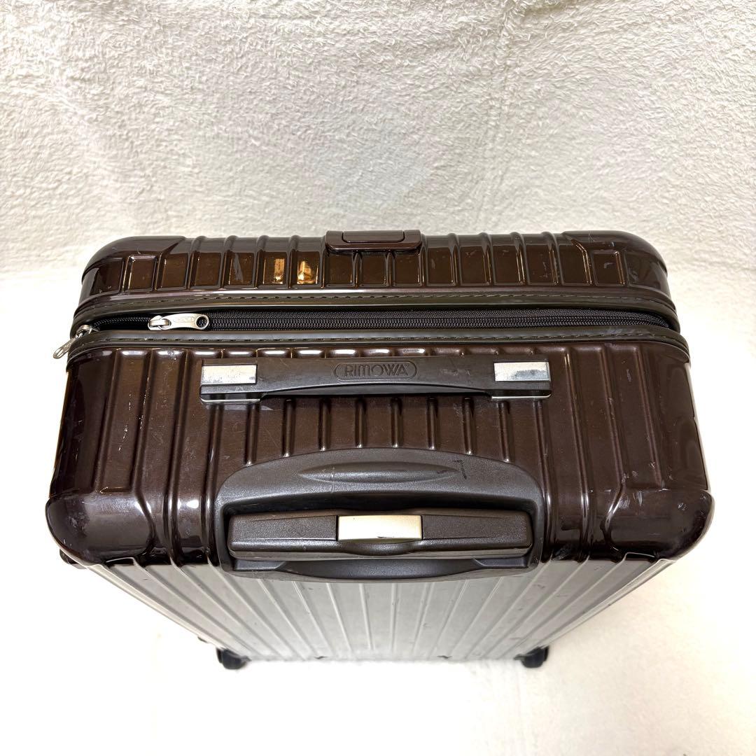 良品 リモワ サルサデラックス 35L 機内持ち込み 2輪 TSAロック 茶色