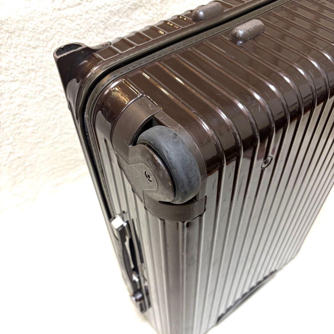 良品 リモワ サルサデラックス 35L 機内持ち込み 2輪 TSAロック 茶色