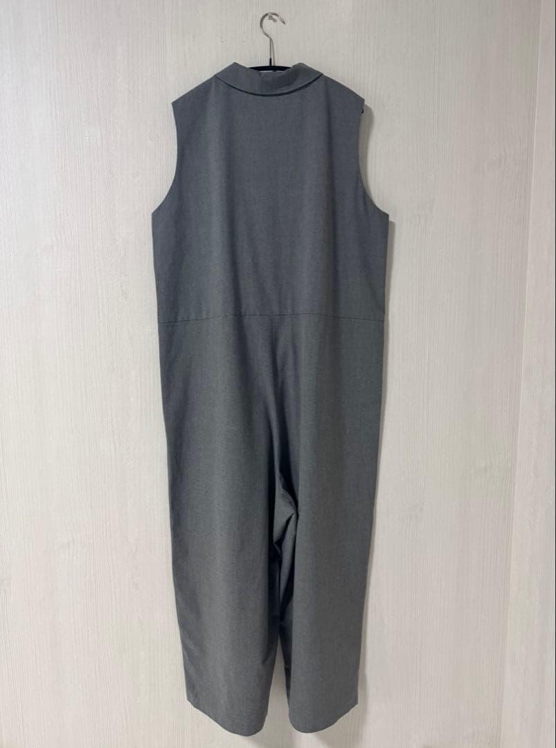 mizuiroind シャツカラーサロペット