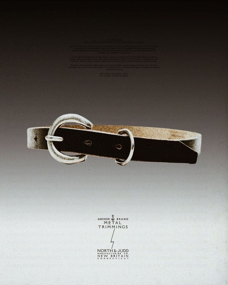 小物 LECHOPPE NORTH&JUDD VINTAGE BUCKLE BELT