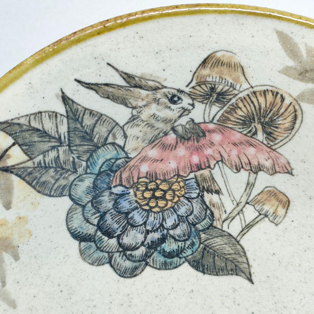 樋口早苗　うさぎ　深皿