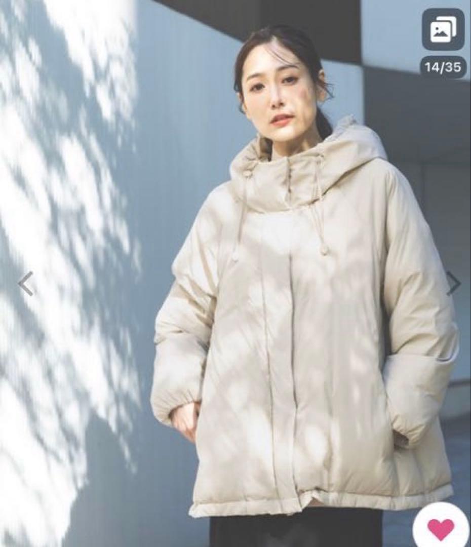 今季global work❤️美品　エアリュクス　軽いダウンコート　ダウン85%