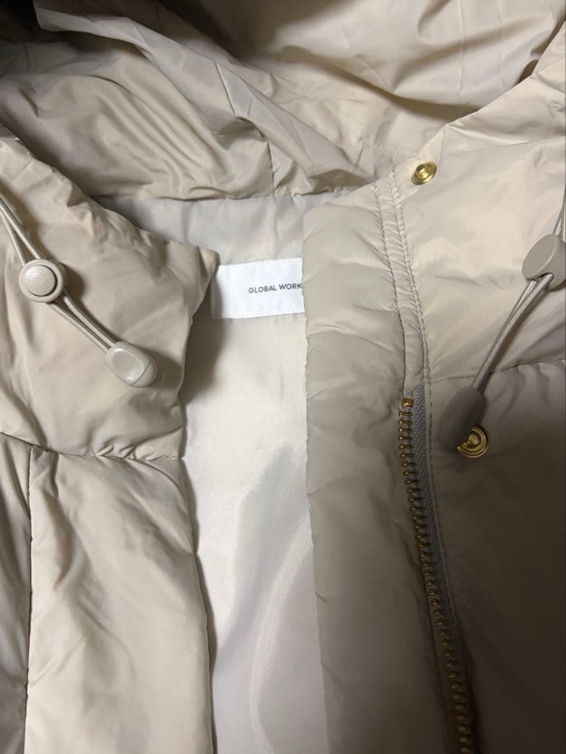 今季global work❤️美品　エアリュクス　軽いダウンコート　ダウン85%