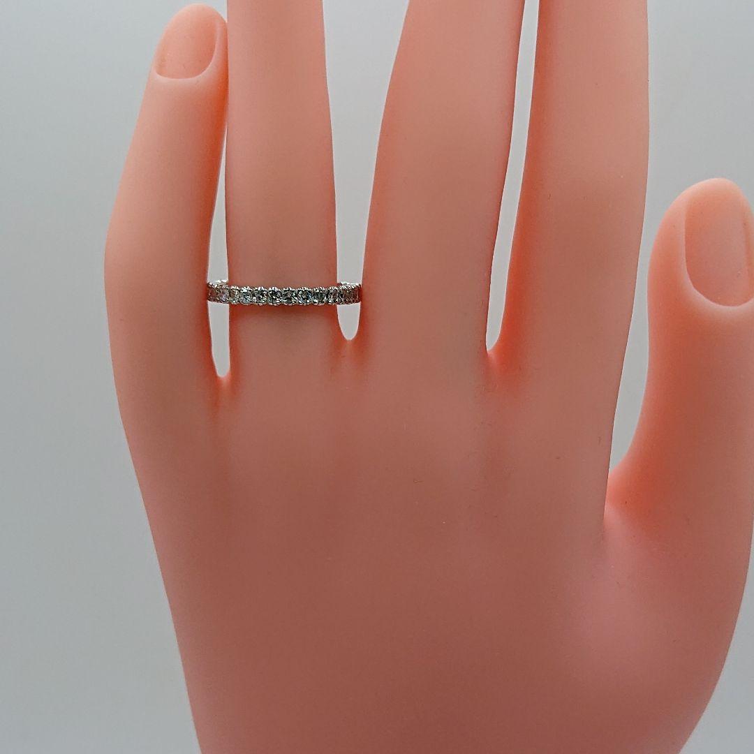 しぃ0.5カラット天然ダイヤモンドリング エタニティリング プラチナ900