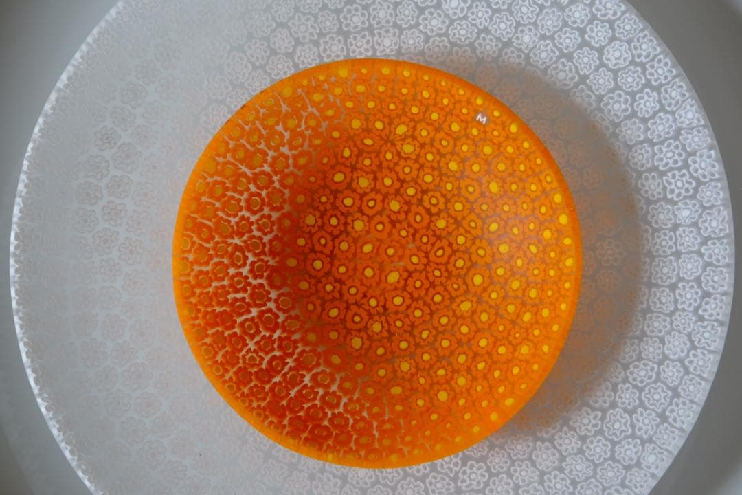 ミルフィオリ ムラーノガラス ヴェネチアングラス/小皿/江波冨士子/田子美紀