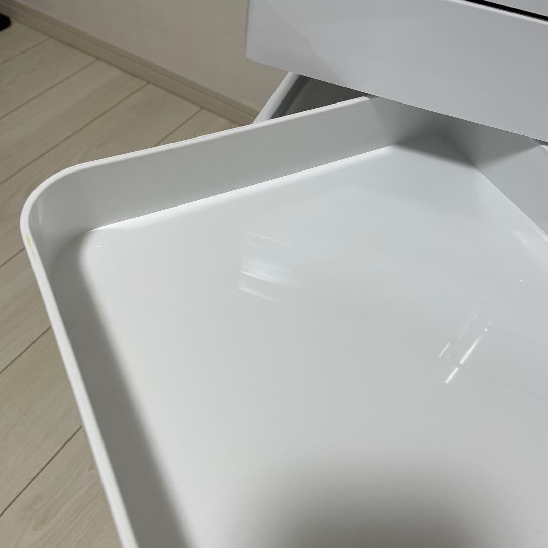 【美品】BOBY WAGON ボビーワゴン 3段5トレイ WHITE