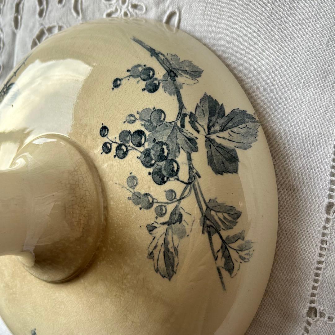 sarreguemines 高台　すぐりの実　グロゼイユ　コンポティエ　フランス