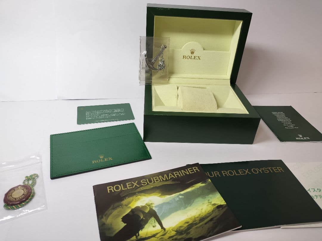 ROLEX SUBMARINER 16610箱と付属品アンカー付きセット