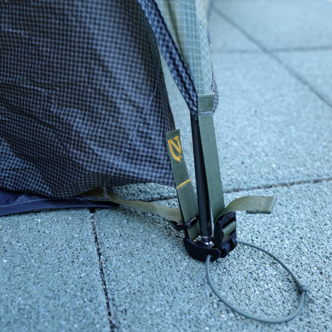 NEMO ドラゴンフライ オズモ バイクパック 1P フットプリント付き