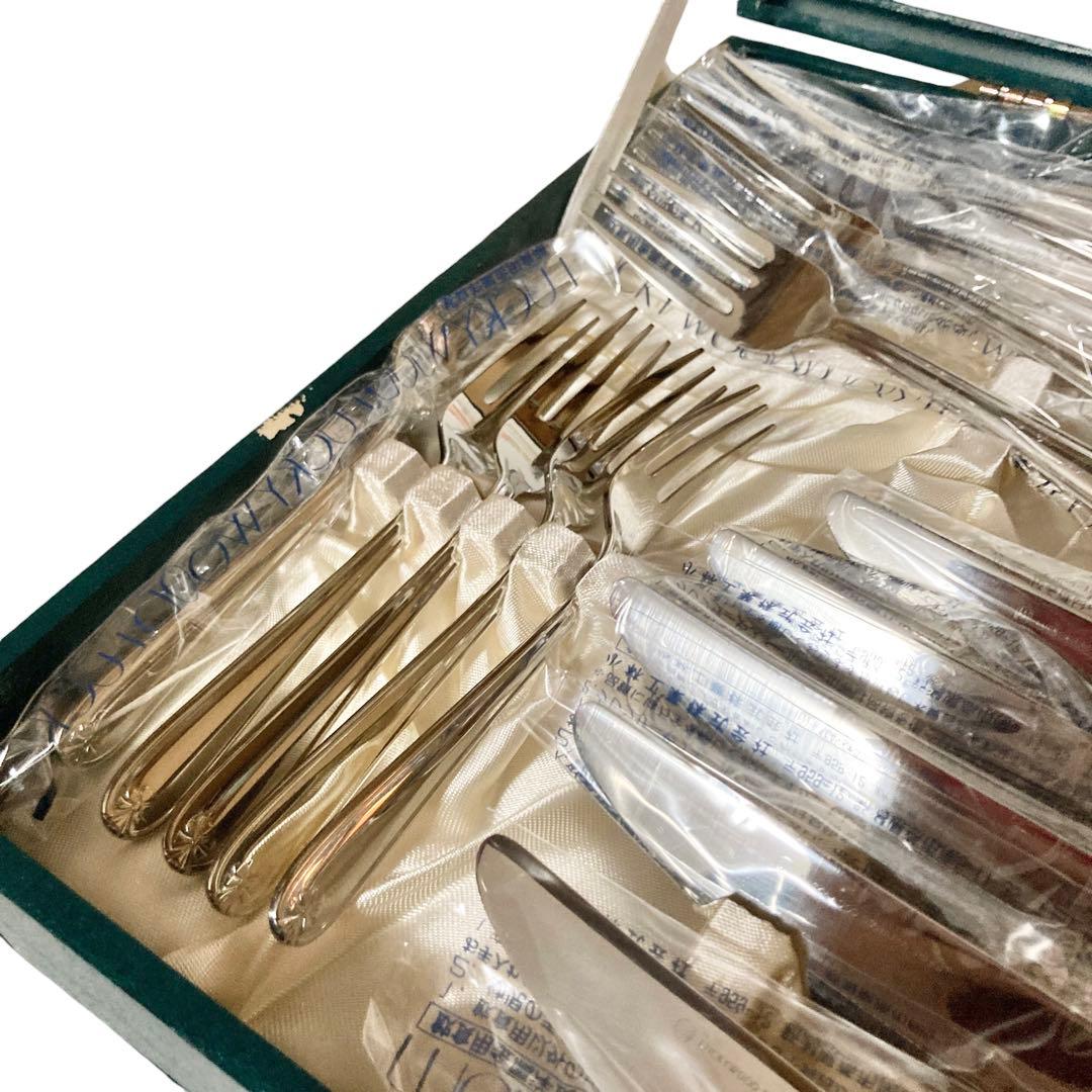 ラッキーウッド　18-10 マリエッタ　40本　カトラリー　フルセット