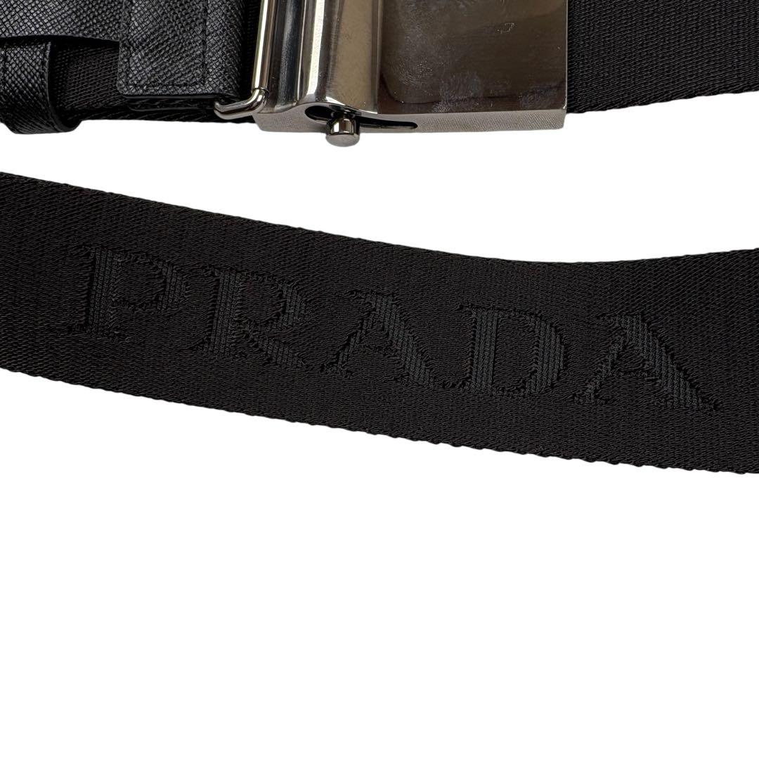 小物 PRADA ADJUSTABLE FIT BELT BLACK