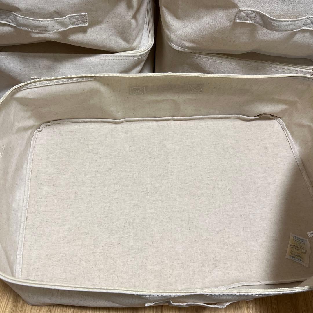 ポリエステル麻　ソフトボックス　衣装ケース　6個セット　まとめ売り