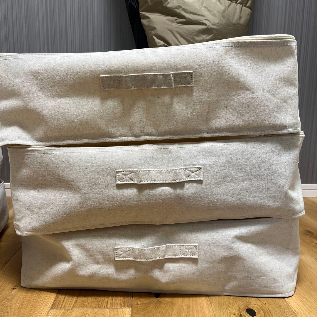 ポリエステル麻　ソフトボックス　衣装ケース　6個セット　まとめ売り