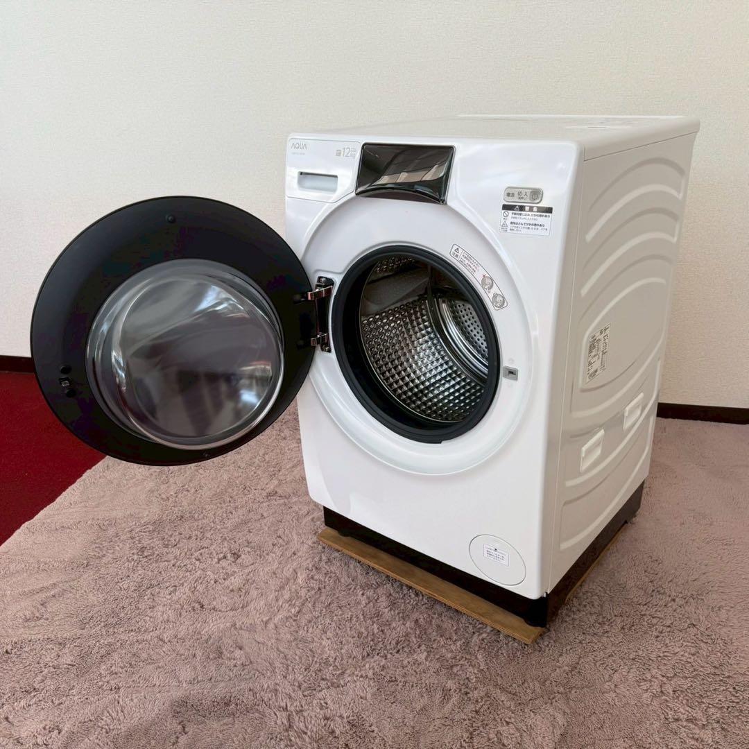 都内23区送料無料✨アクア✨ドラム式洗濯乾燥機AQW-SD12R-L 2024年