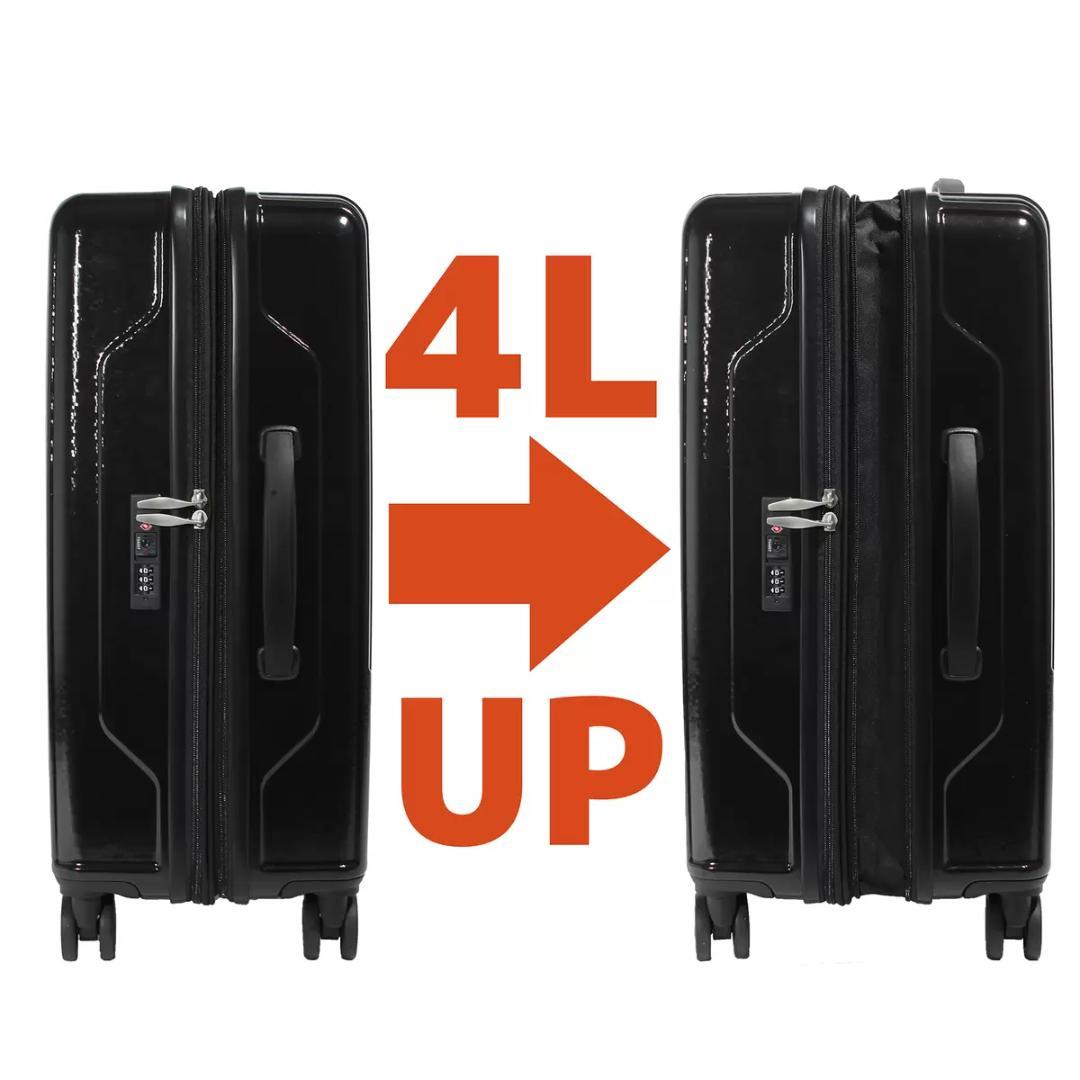 ACE exact プリズム ボディ スーツケース 57-65L ブラック