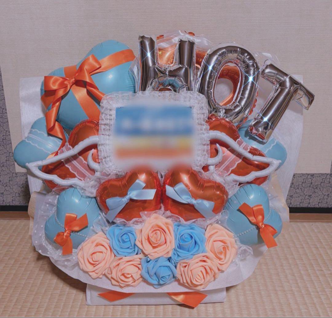 生誕祭　推し活　バルーンギフト　バルーンアレンジ フラスタ　卓フラ　ライブ　祝