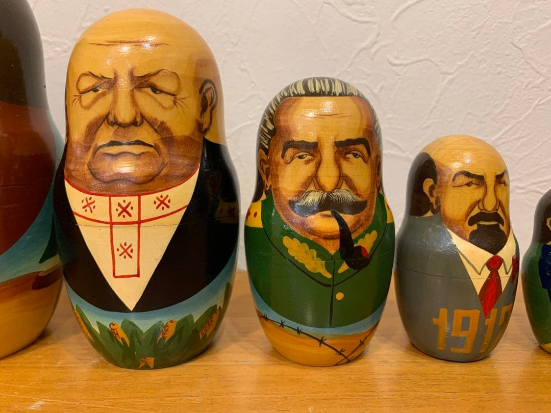 k0817-04★マトリョーシカ 大統領 エリツィン ロシア