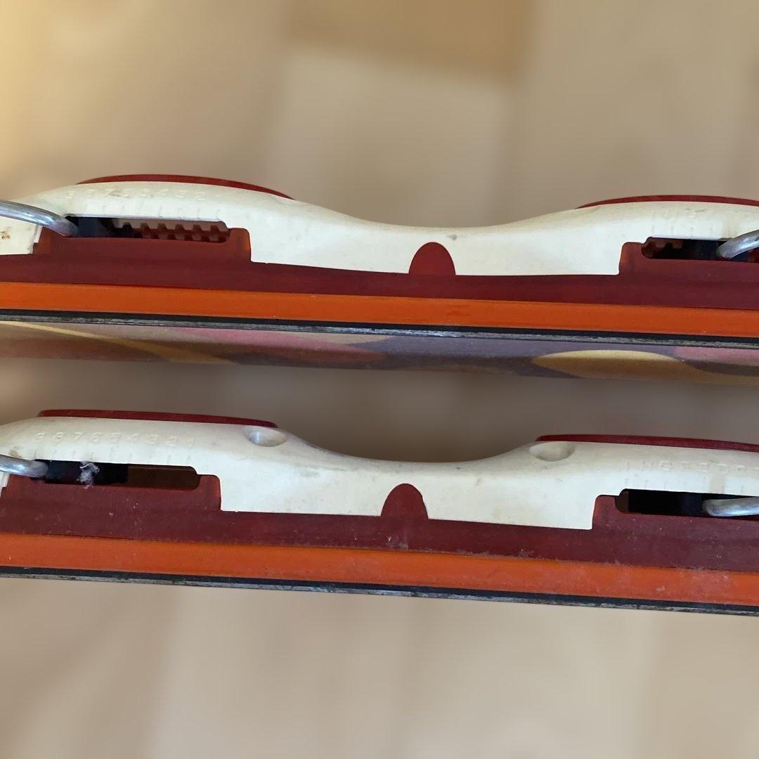 ショートスキー、ファンスキー板　スキーブーツ　セット　約100cm　中古品