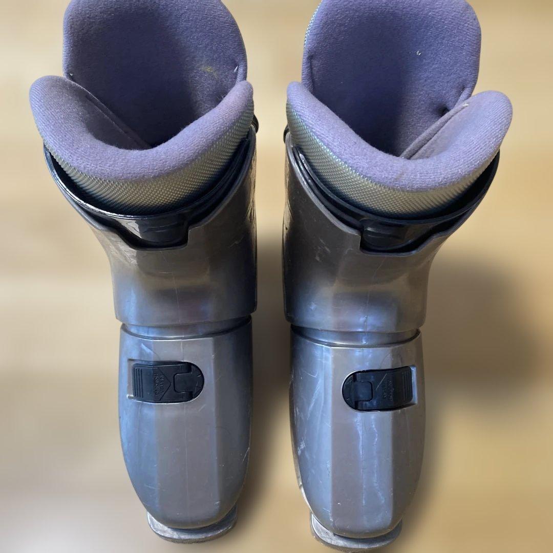 ショートスキー、ファンスキー板　スキーブーツ　セット　約100cm　中古品