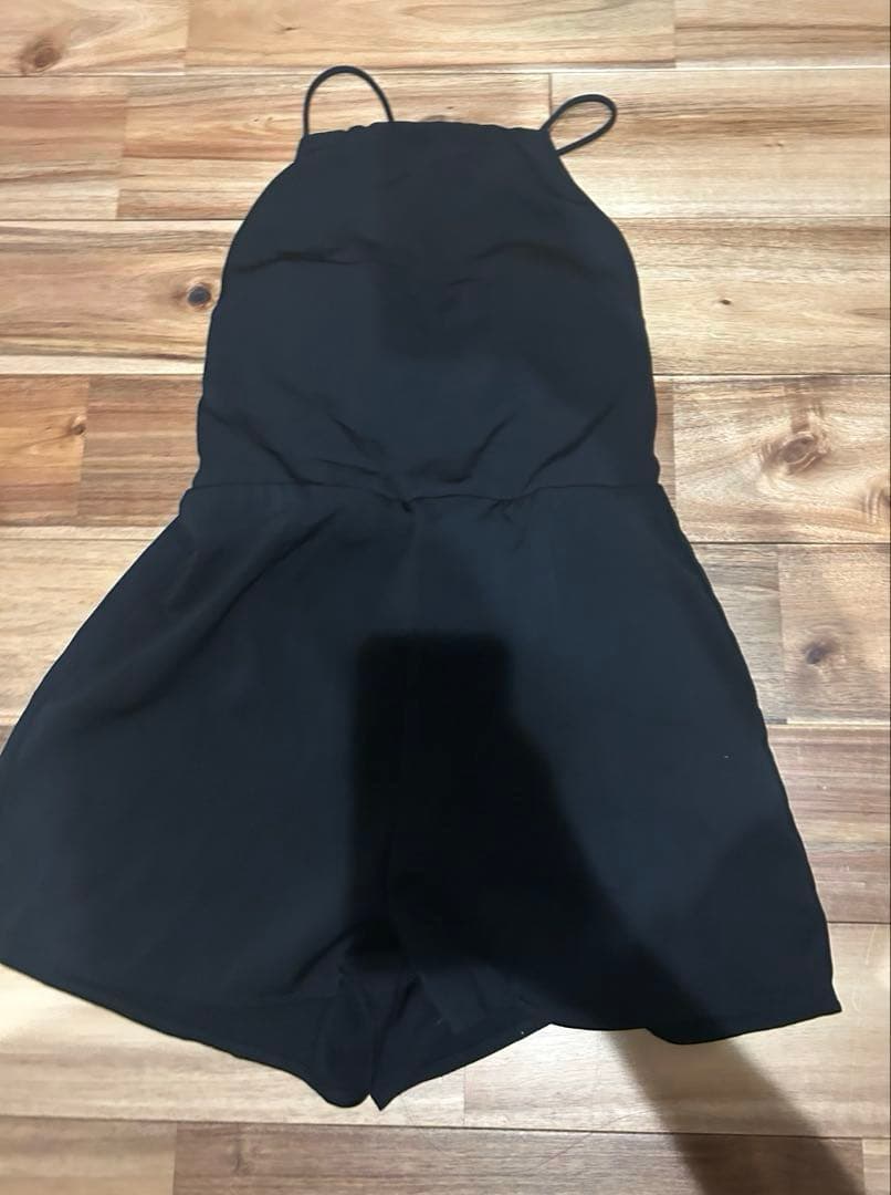 nagonstansナゴンスタンス　オールインワン　水着　ブラック　ロンハーマン